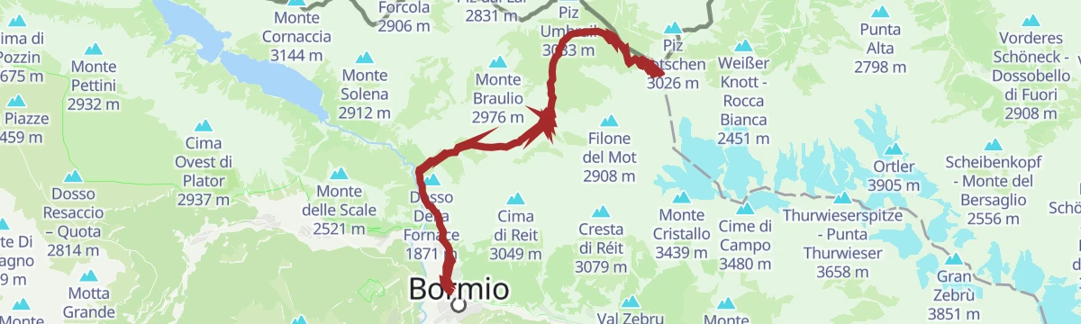 Route map: Stelvio Epic Rides: Passo dello Stelvio